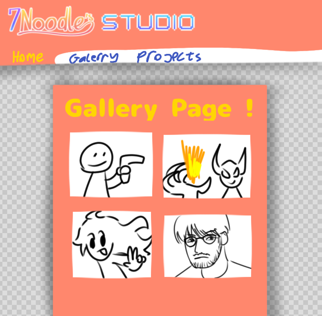 Gallery Page Sketch.