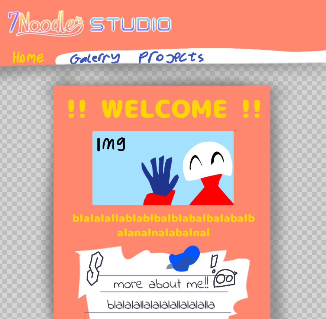 Old Homepage Design.