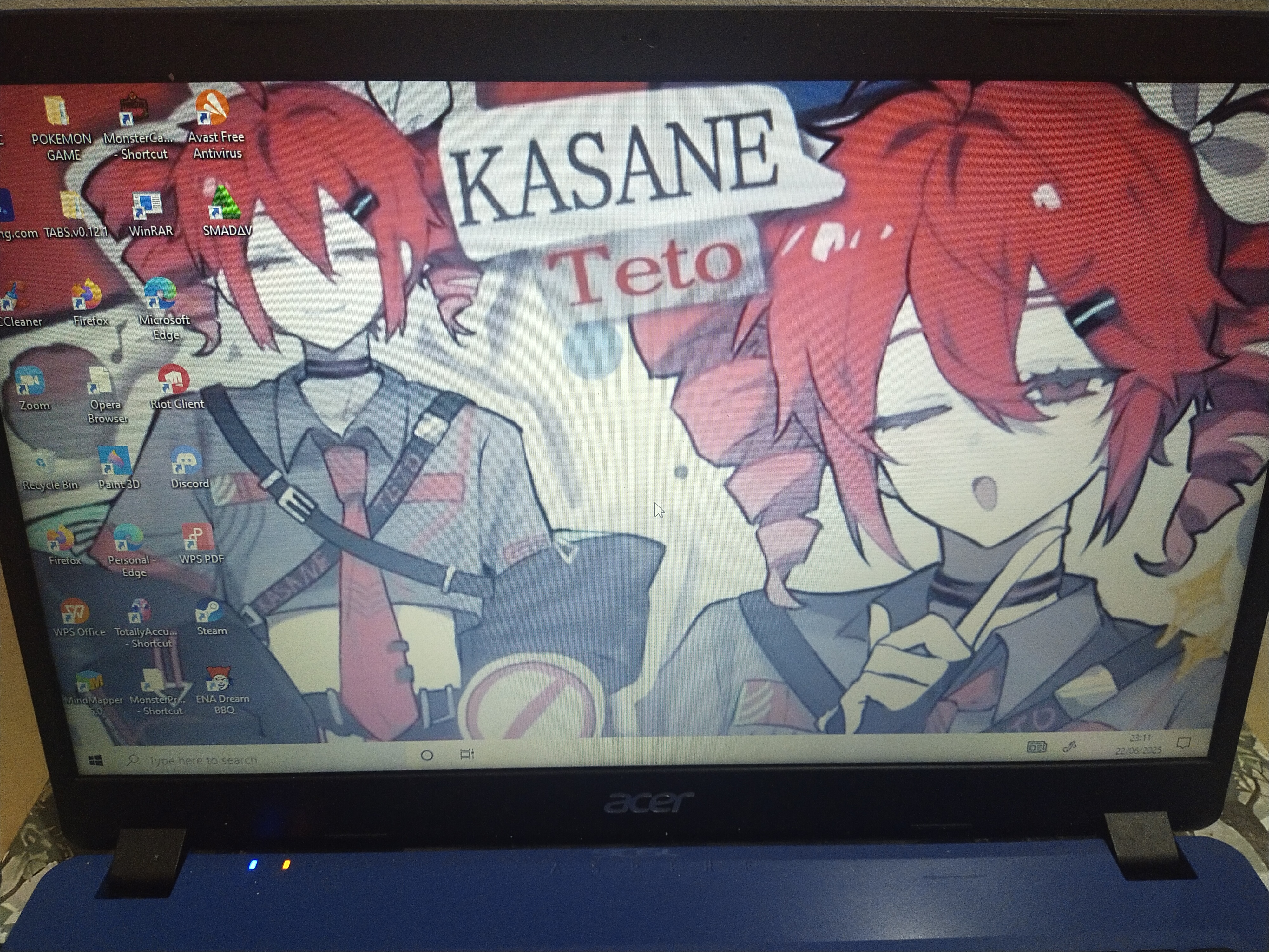 Kasane Teto Laptop.